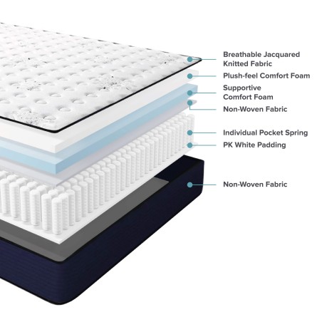 DREAMAX Cygnus Pocketed Spring Mattress
