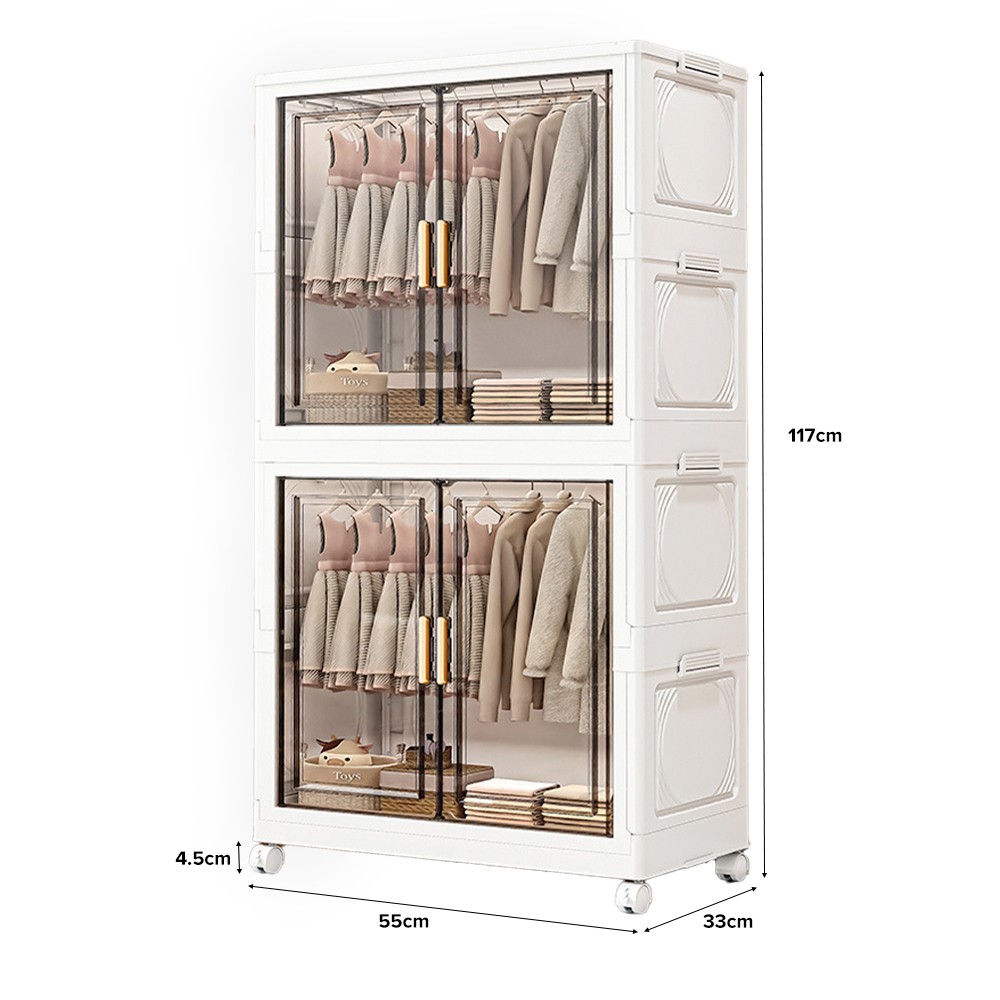 REAVE Foldable Wardrobe Cabinet - JIJI.SG