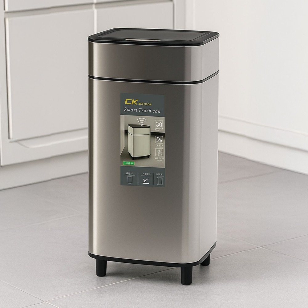 TIGENT Smart Sensor Steel Bin - JIJI.SG