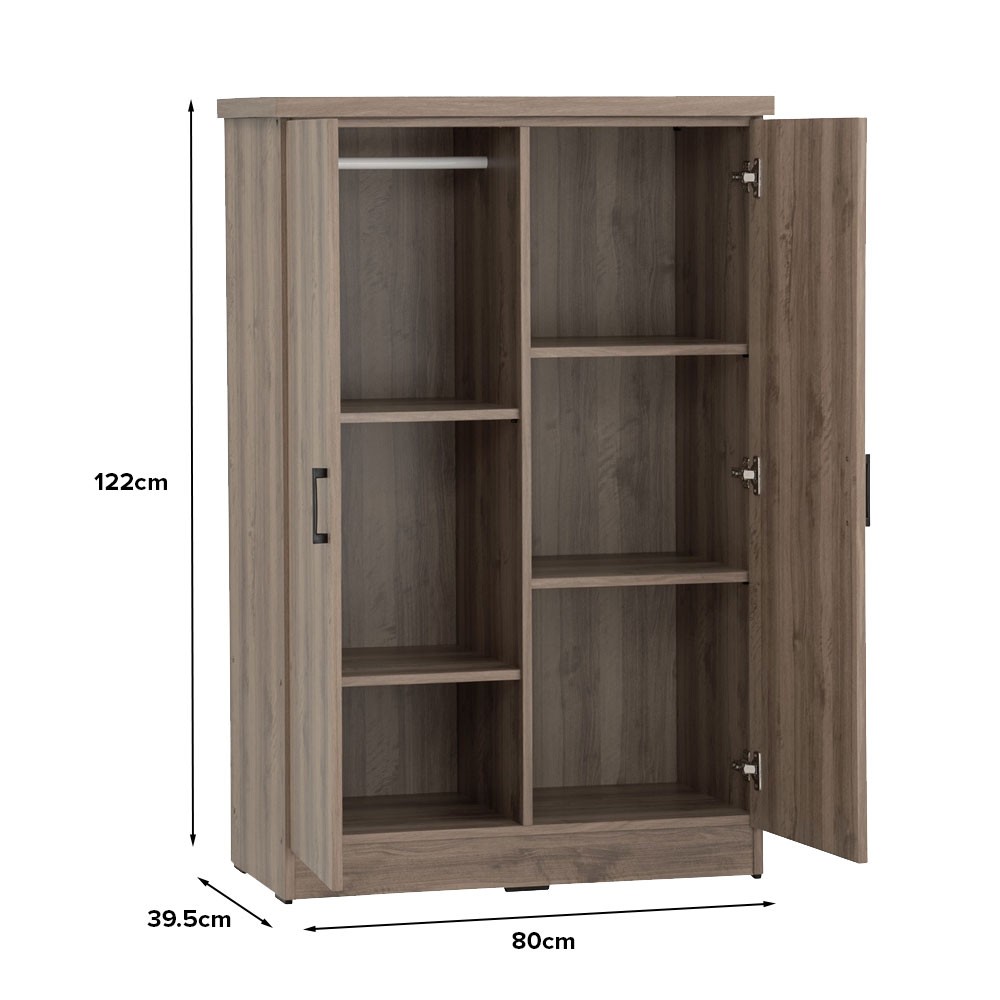 DUBLIN Low Wardrobe with 2 Doors - JIJI.SG