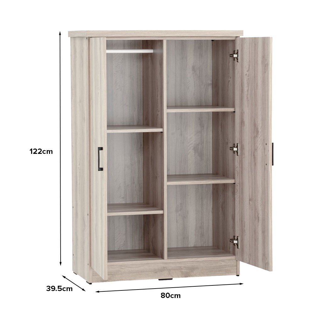 DUBLIN Low Wardrobe with 2 Doors - JIJI.SG