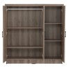 DUBLIN Low Wardrobe with 3 Doors - JIJI.SG