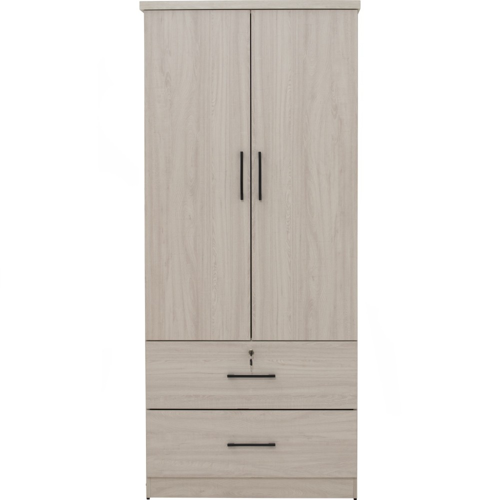 DUBLIN Wardrobe with 2 Doors and Drawers - JIJI.SG