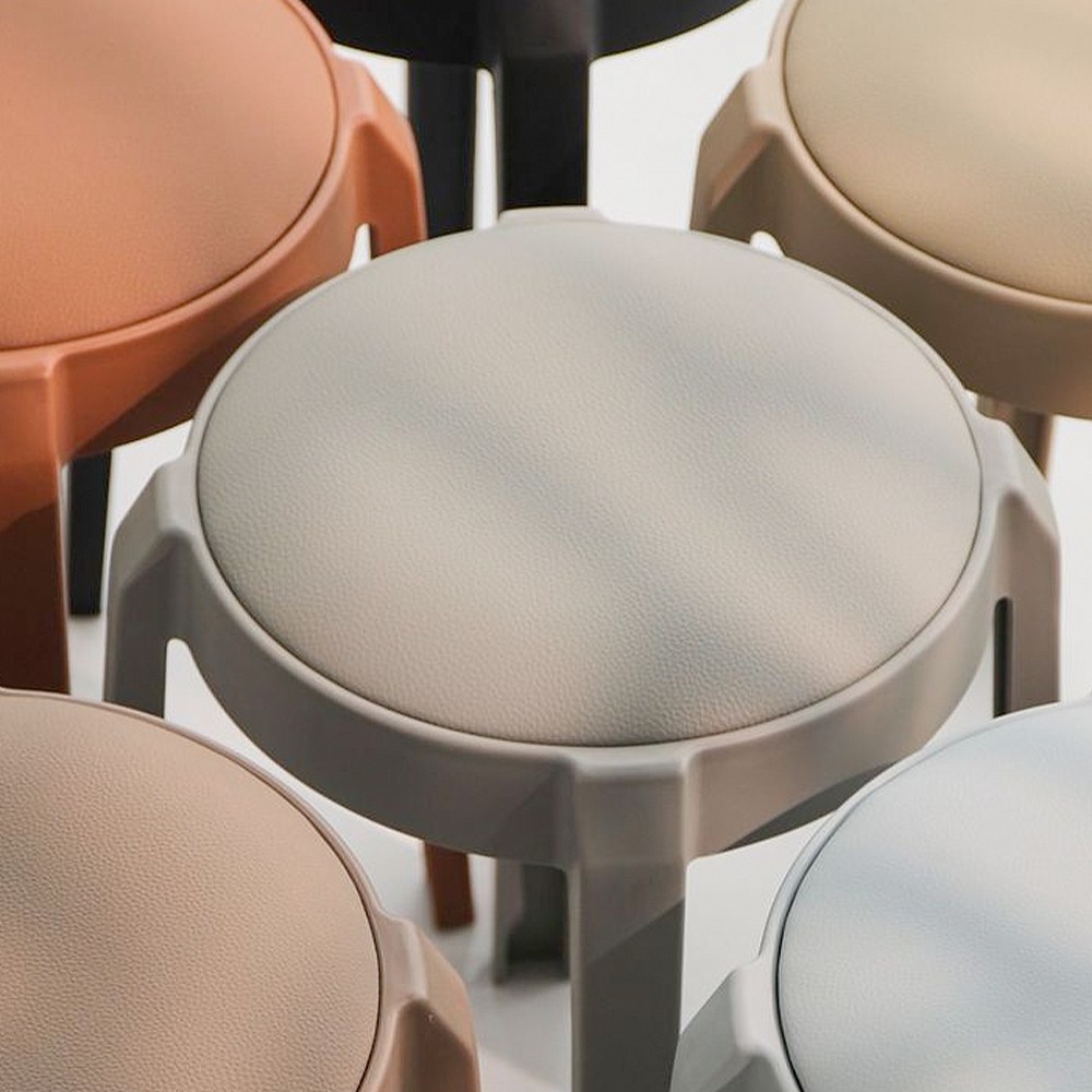 NATTA Cushioned Stool, Stackable - JIJI.SG