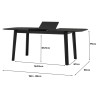 VERNER Extendable Dining Table - JIJI.SG