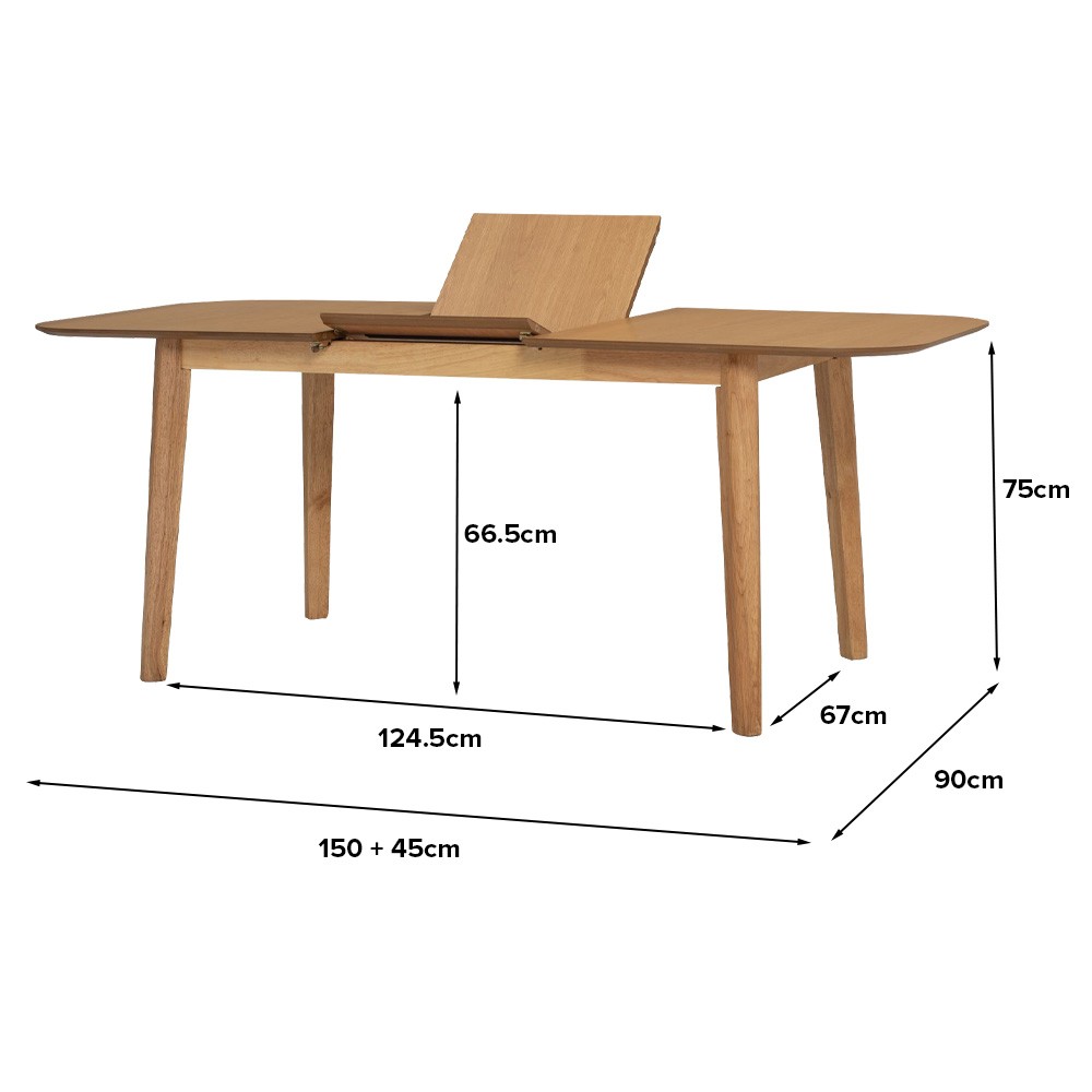 VERNER Extendable Dining Table - JIJI.SG