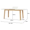VERNER Extendable Dining Table - JIJI.SG