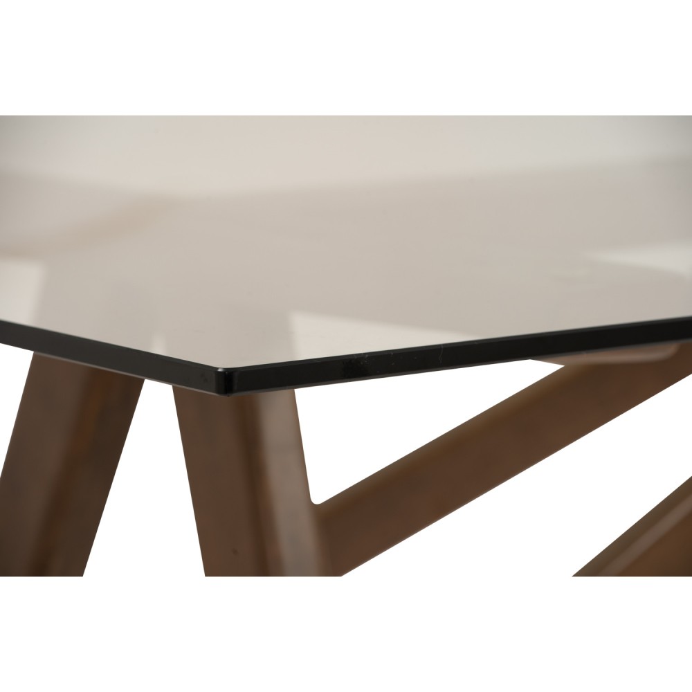 KOEAN Dining Table, Tempered glass - JIJI.SG