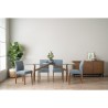 KOEAN Dining Table, Tempered glass - JIJI.SG