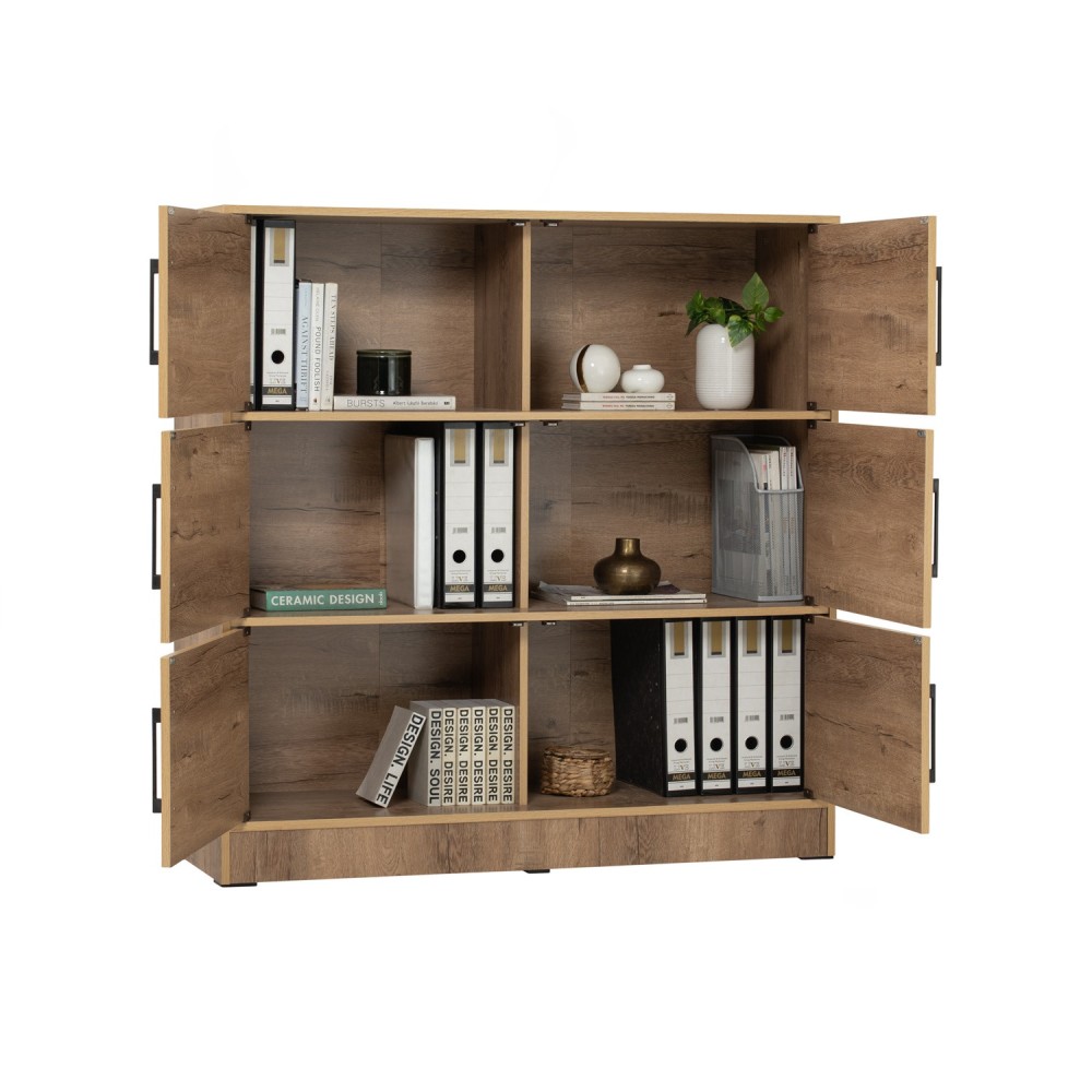 RENTON Cabinet Bookcase with doors - JIJI.SG