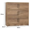 RENTON Cabinet Bookcase with doors - JIJI.SG