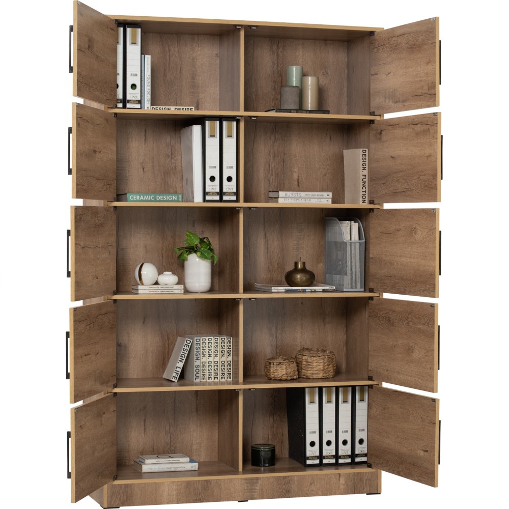 RENTON Cabinet Bookcase with doors - JIJI.SG