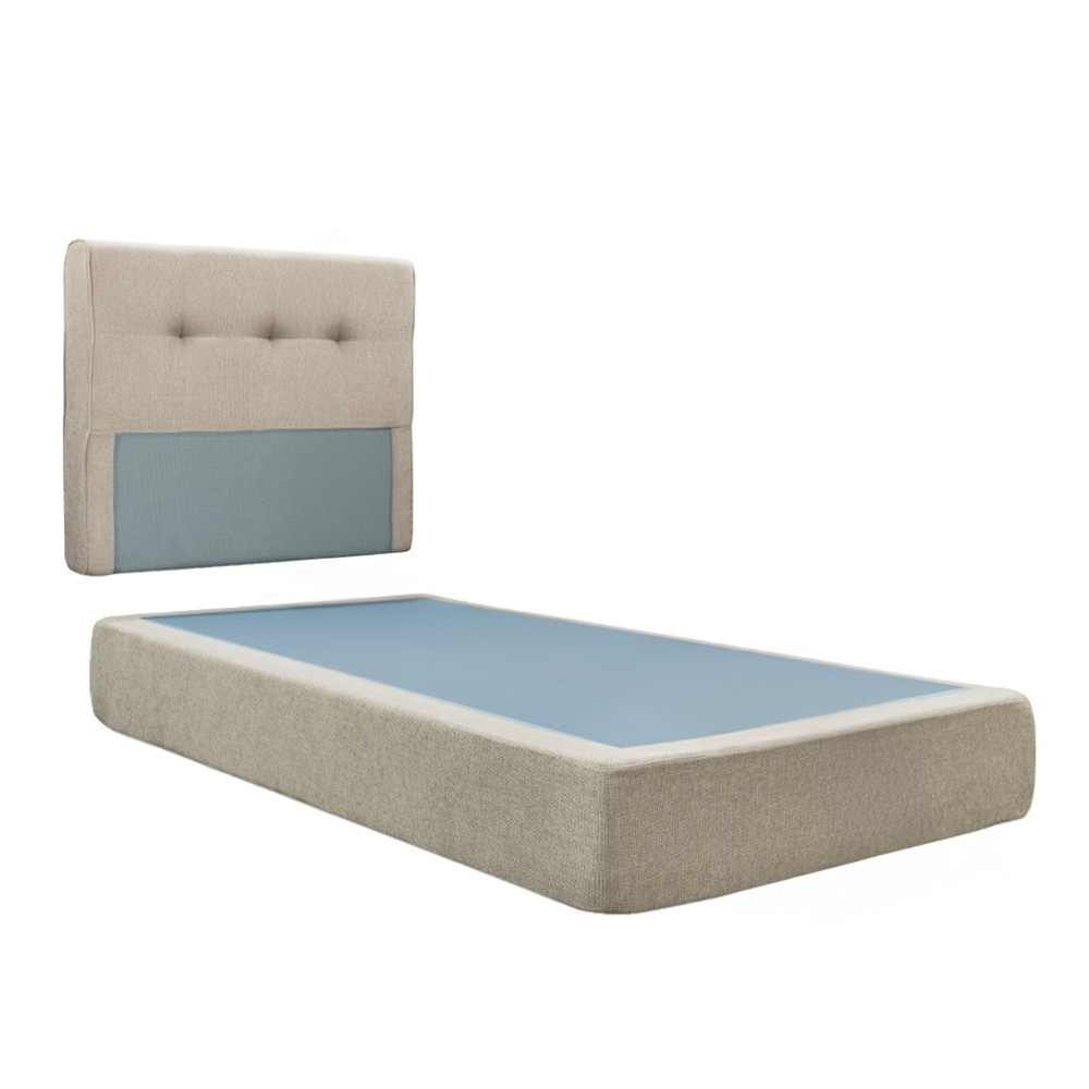 LEONIE Foam Platform Bedframe with Headboard - JIJI.SG