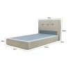 LEONIE Foam Platform Bedframe with Headboard - JIJI.SG