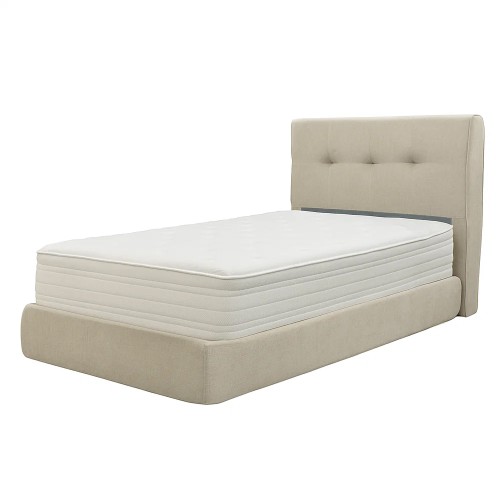 LEONIE Foam Platform Bedframe with Headboard - JIJI.SG