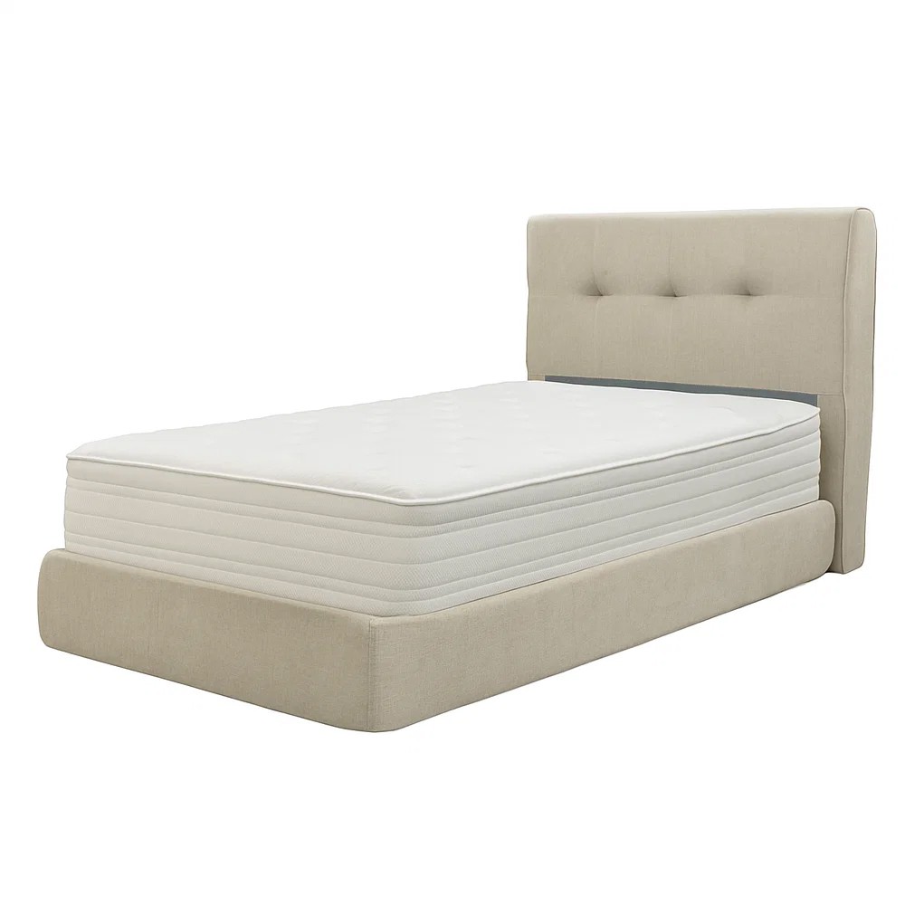 LEONIE Foam Platform Bedframe with Headboard - JIJI.SG