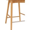 CALEY Bar Stool with Backrest - JIJI.SG