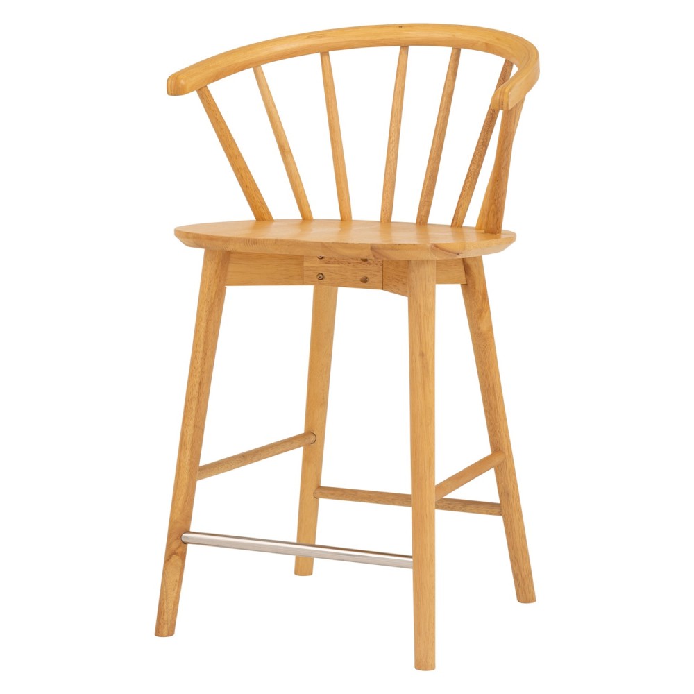 CALEY Bar Stool with Backrest - JIJI.SG