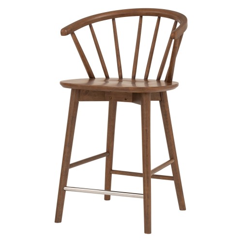 CALEY Bar Stool with Backrest - JIJI.SG
