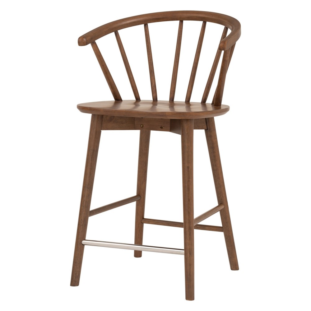 CALEY Bar Stool with Backrest - JIJI.SG