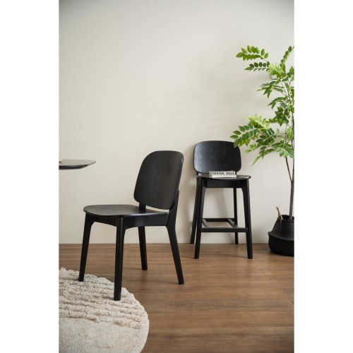 CORAL Bar Stool with Backrest