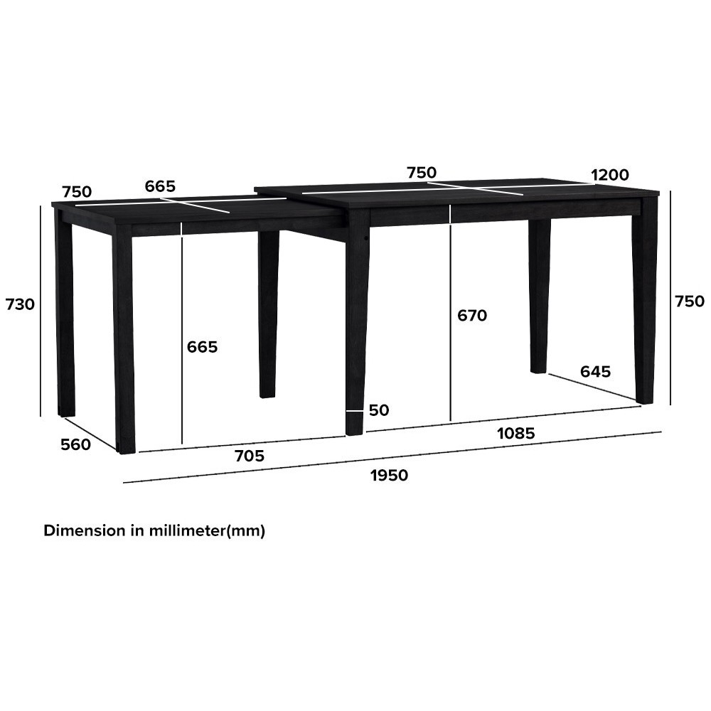 DITTO Extendable Dining Table - JIJI.SG