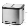 KANT Dual Compartment Recycle Bin - JIJI.SG