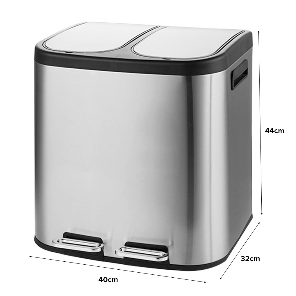 KANT Dual Compartment Recycle Bin - JIJI.SG