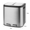 KANT Dual Compartment Recycle Bin - JIJI.SG