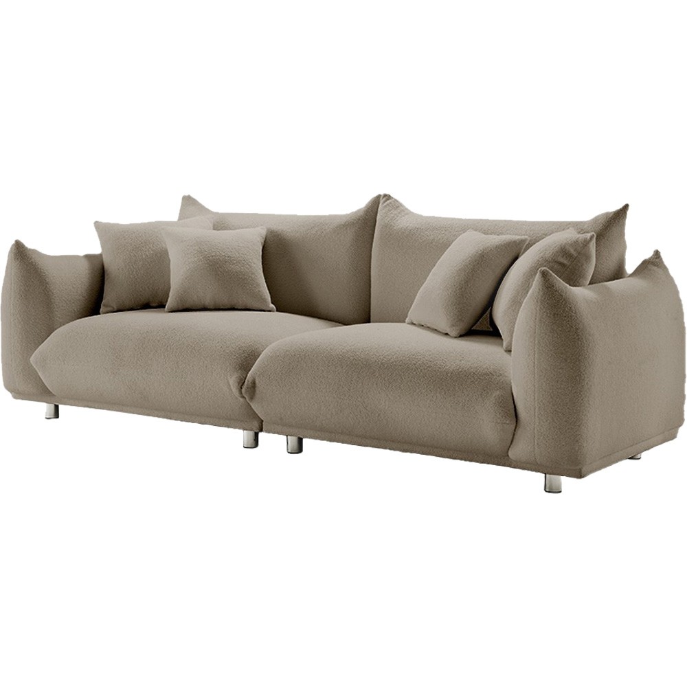 LOUISA 3 Seater Sofa, Bouclé Fabric - JIJI.SG