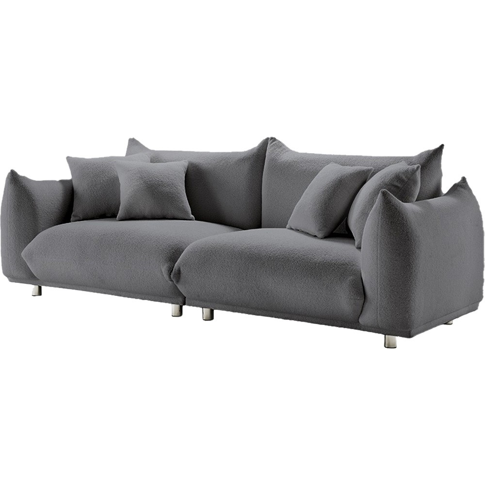 LOUISA 3 Seater Sofa, Bouclé Fabric - JIJI.SG