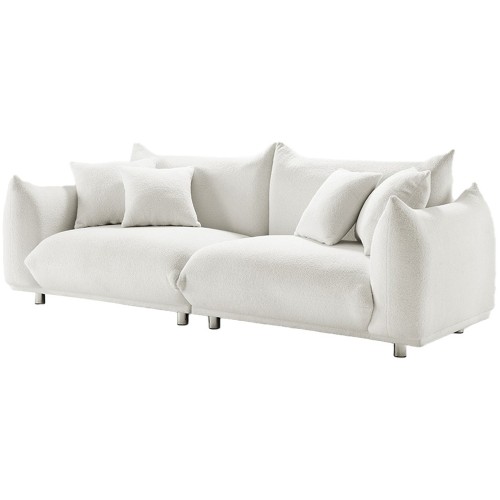 LOUISA 3 Seater Sofa, Bouclé Fabric - JIJI.SG