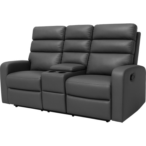 STANFORD 2 Seater Recliner Sofa with Cup Holder - JIJI.SG