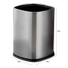 RAOUL Rectangle Open Waste Steel Bin - JIJI.SG
