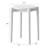 TANA Stool, Stackable - JIJI.SG