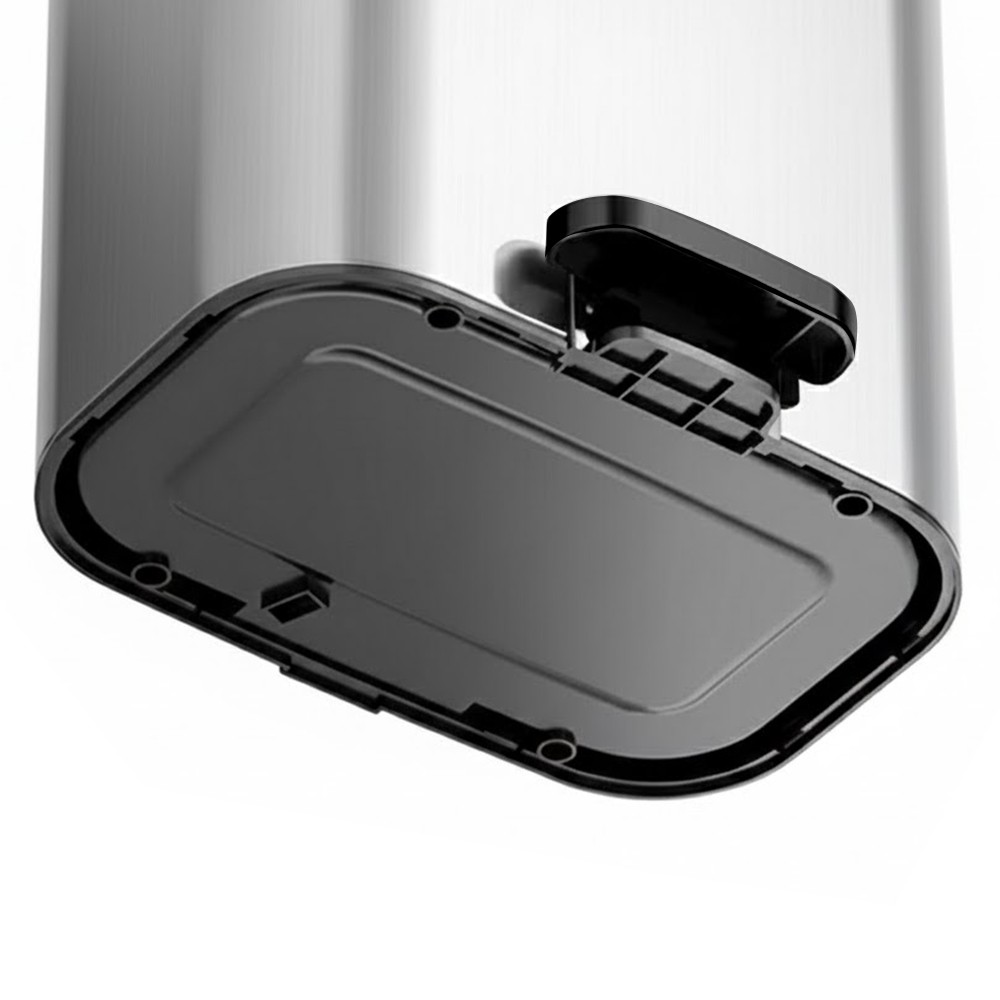 MANSH Soft Closing Steel Waste Bin - JIJI.SG