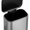 MANSH Soft Closing Steel Waste Bin - JIJI.SG