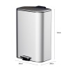 MANSH Soft Closing Steel Waste Bin - JIJI.SG