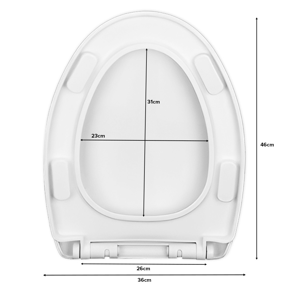 TAARUSH Soft Close Toilet Seat Cover - JIJI.SG