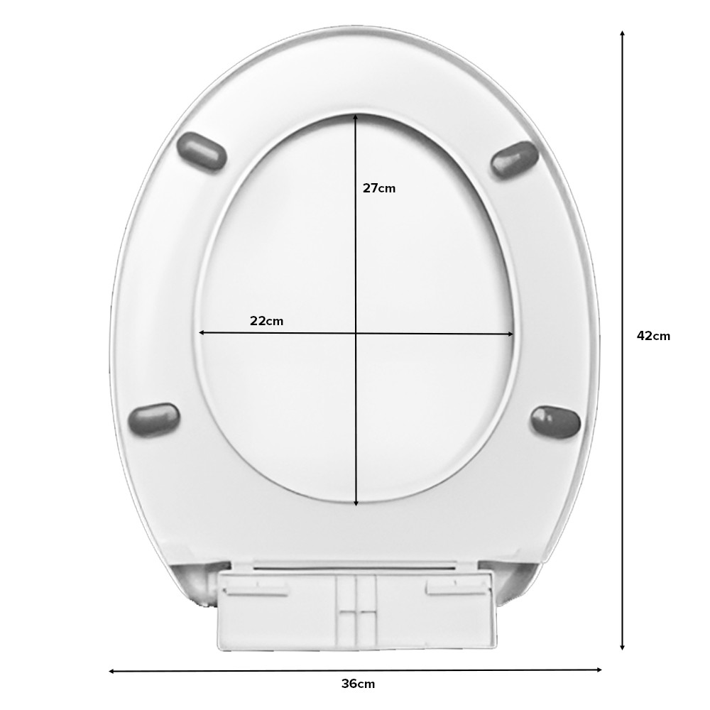 TAARUSH Soft Close Toilet Seat Cover - JIJI.SG