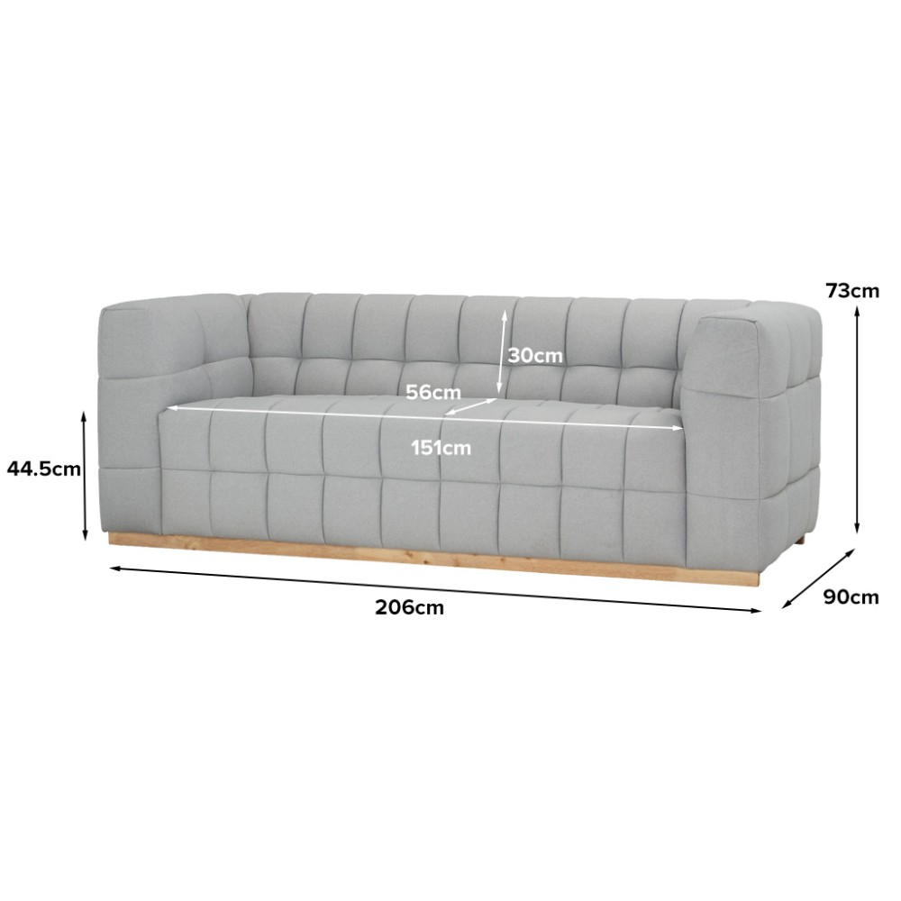 MONFORT 3 Seater Sofa - JIJI.SG