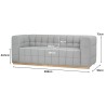 MONFORT 3 Seater Sofa - JIJI.SG