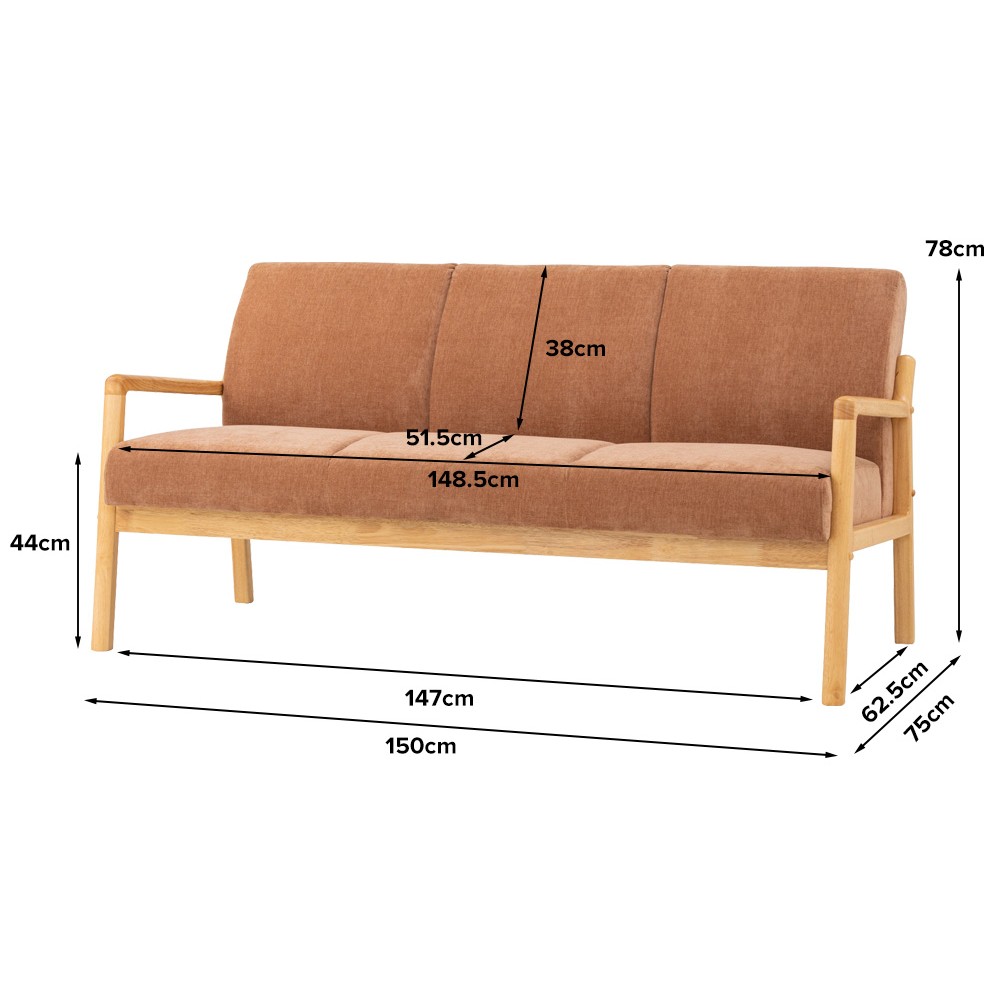 MENDO 3 Seater Sofa - JIJI.SG