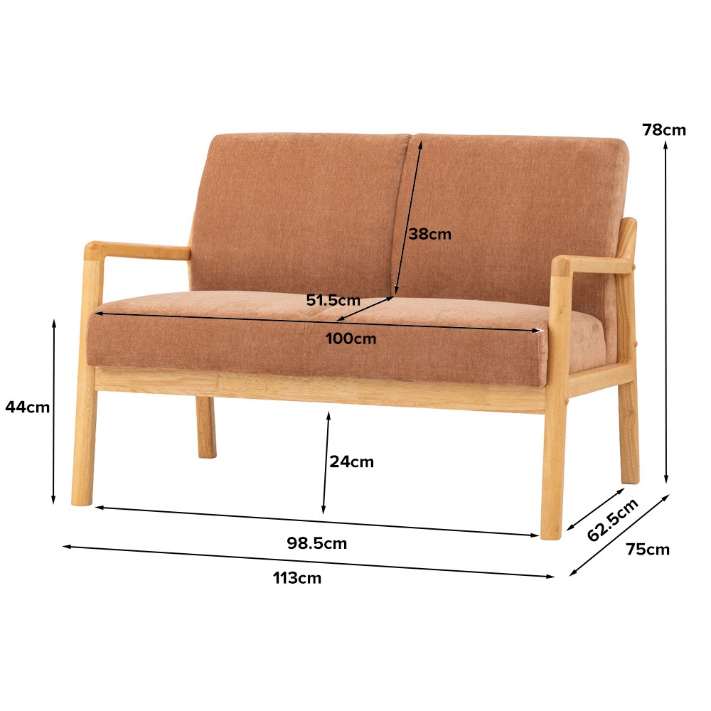 MENDO 2 Seater Sofa - JIJI.SG