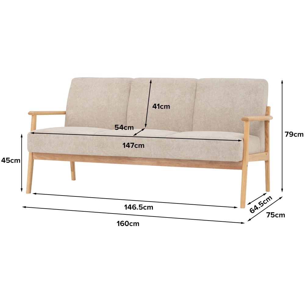 MIFA 3 Seater Sofa - JIJI.SG