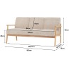 MIFA 3 Seater Sofa - JIJI.SG