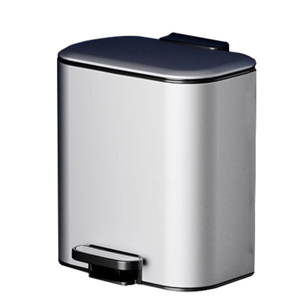 MANSH Soft Closing Steel Waste Bin - JIJI.SG