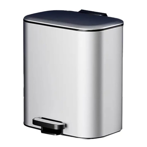 MANSH Soft Closing Steel Waste Bin - JIJI.SG