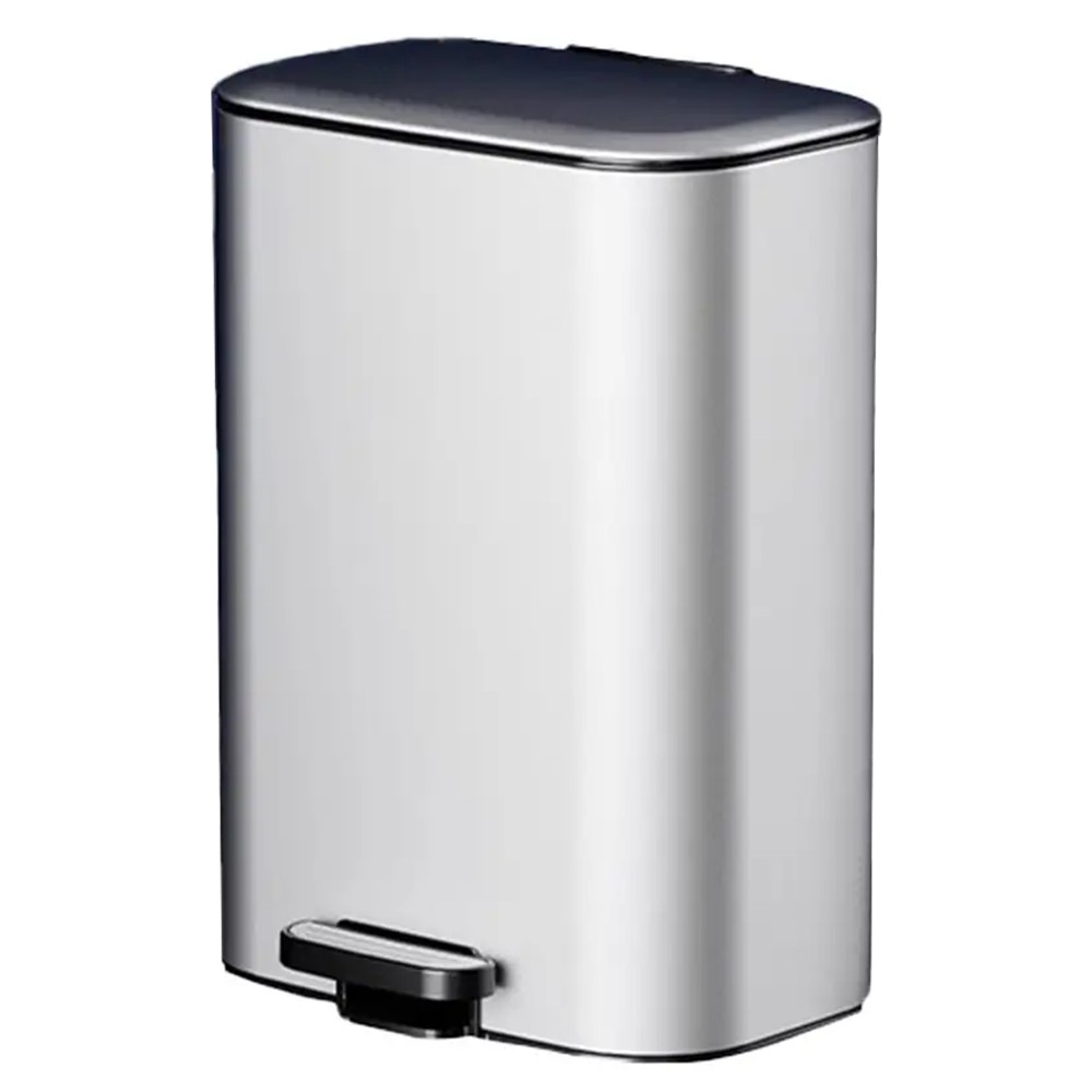 MANSH Soft Closing Steel Waste Bin - JIJI.SG