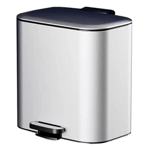 MANSH Soft Closing Steel Waste Bin - JIJI.SG